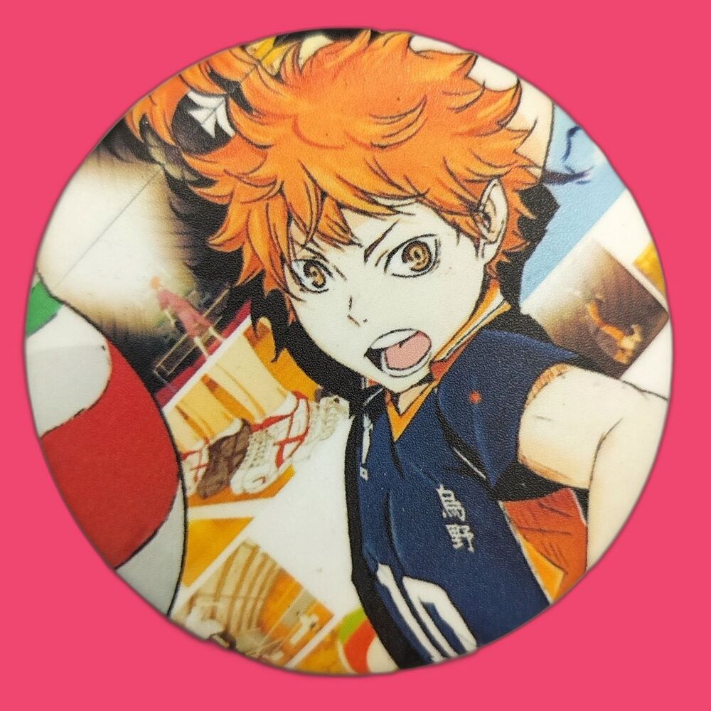 Anime Haikyuu!! Pinback Button Shoyo Hinata Pin Round
